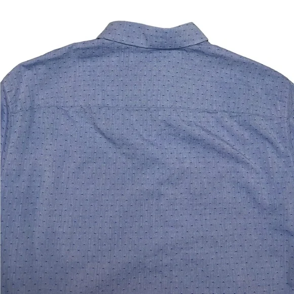 ⚡️SOLD⚡️Armani Exchange Men's Youth Ditsy-Print Dobby Shirt Slim Fit Button Down - Picture 10 of 16